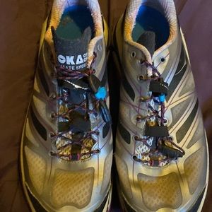 Hoka shoes size 9 womens. Gently used and in great shape